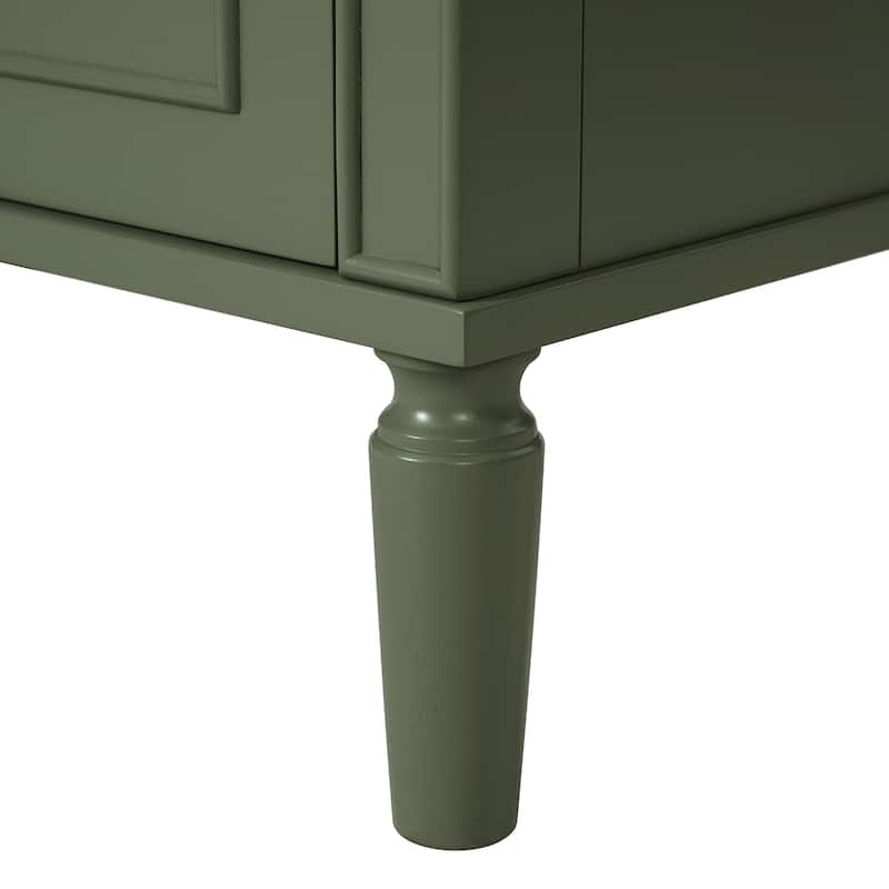 30" Bathroom Vanity with Ceramic Sink Combo, Soft-Close Door Bathroom Storage Cabinet with 3 Drawers