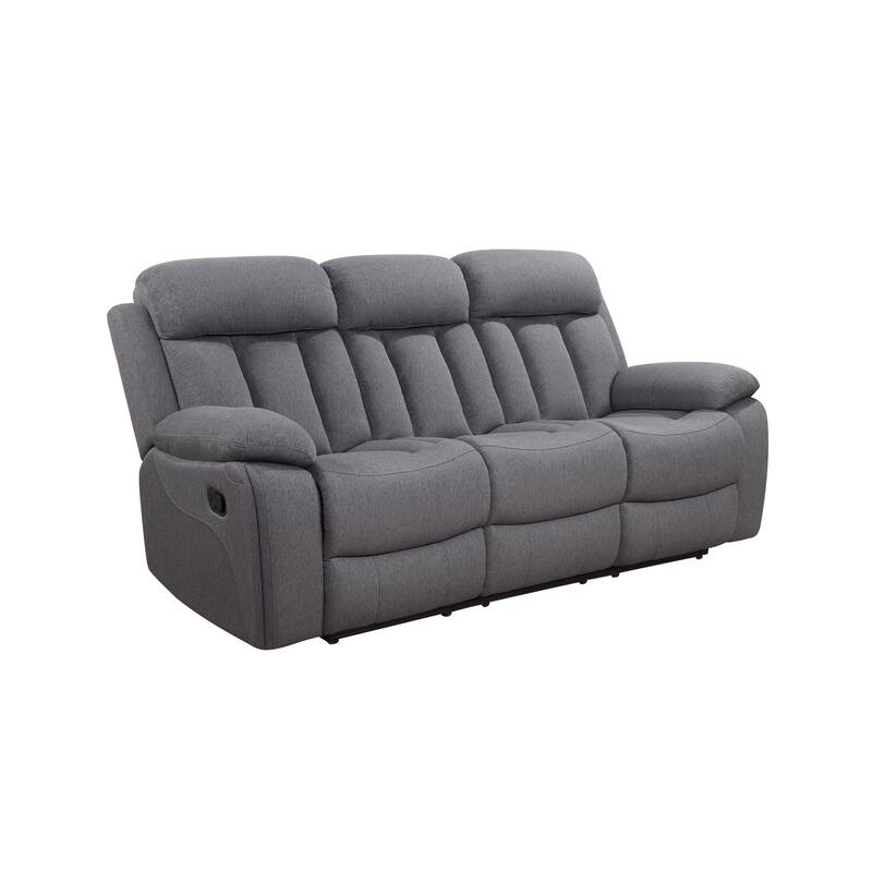Abbyson Living Fletcher Reclining Sofa, Gray