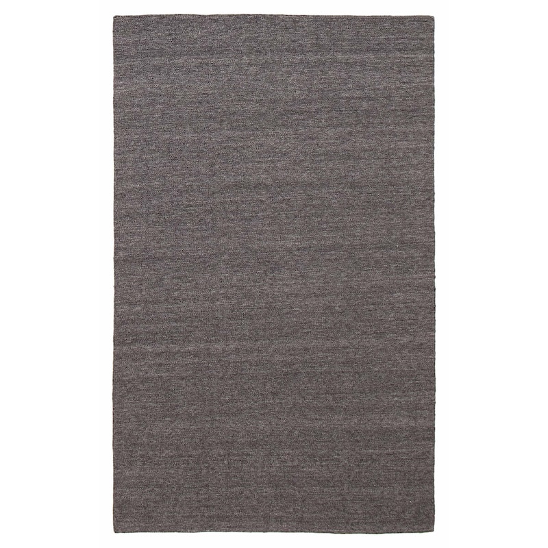 Ankara Grey Kilim 5'0" x 8'2" - 5'0 x 8'2 - Dark Grey - 5'0 x 8'2
