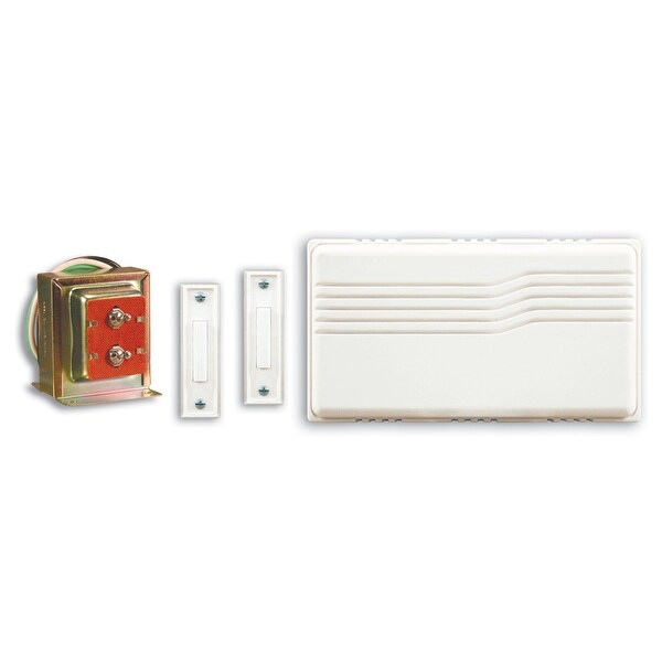 Heath Zenith SL2710202 Doorbell Kit with Door Chime, Transformer
