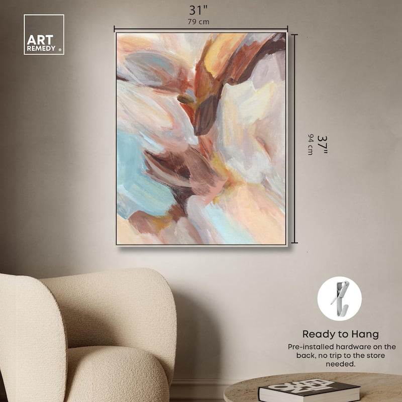 Layers of Colors II Canvas by Art Remedy