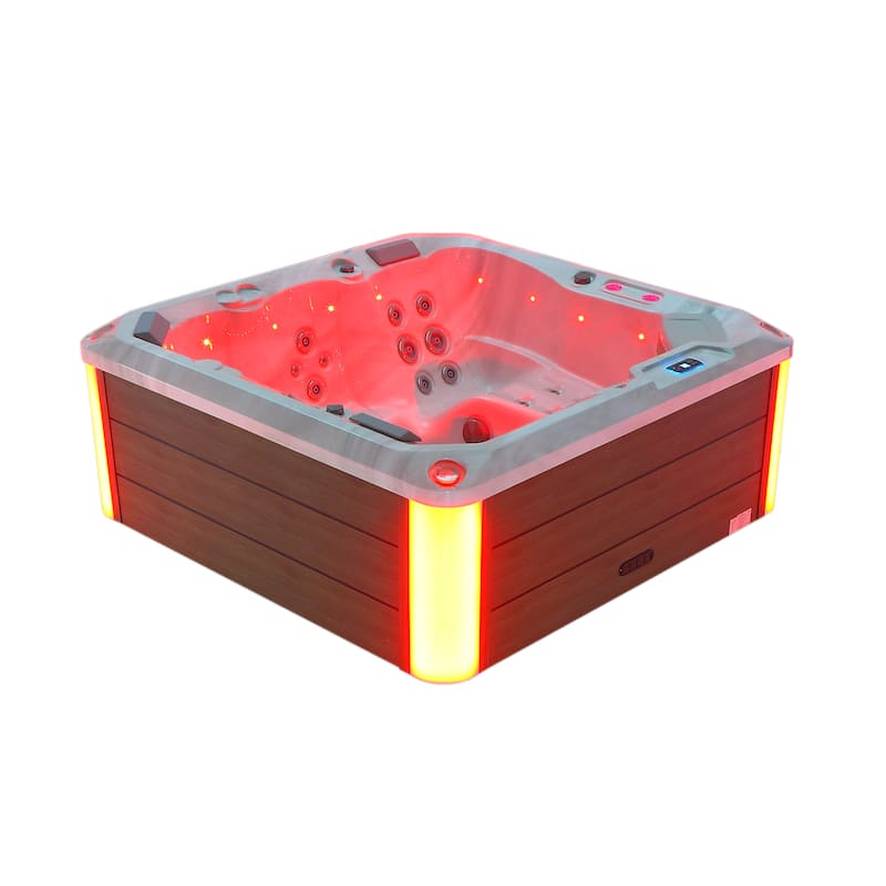 5-Person 41-Jet Premium Acrylic Lounger Spa Standard Hot Tub