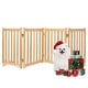 preview thumbnail 6 of 57, Wooden Freestanding Panels Pet Gate 80"W x 24"H - Natural