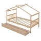 preview thumbnail 7 of 11, Multifunctional Design Twin Size House Bed with Drawers