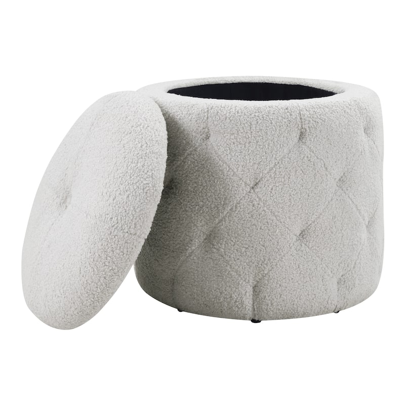 Erindale Round Storage Ottoman