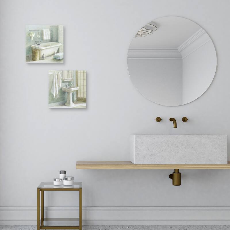 Refresh Bath I, Refreshing Bath II Brass by Danhui Nai Canvas Art Prints