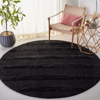 SAFAVIEH Hi-Lo Shag Agista Modern Stripe 1.6-inch Thick Rug