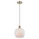 Option Antique Brass / White Glass with White Rope