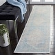 preview thumbnail 5 of 5, SAFAVIEH Dream Nolwen Vintage Abstract Polyester Rug - Grey/Turquoise - 2' 6" x 4'