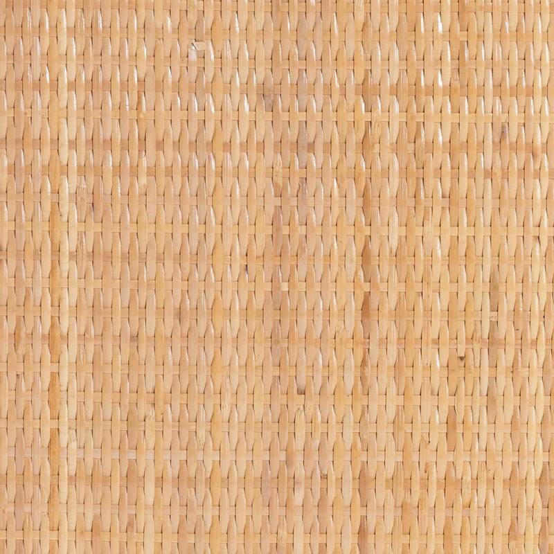 Dyna Natural Rattan Coffee Table with Open Shelf - Handwoven Wicker Accent Table with Oval Tabletop and Braided Weavings