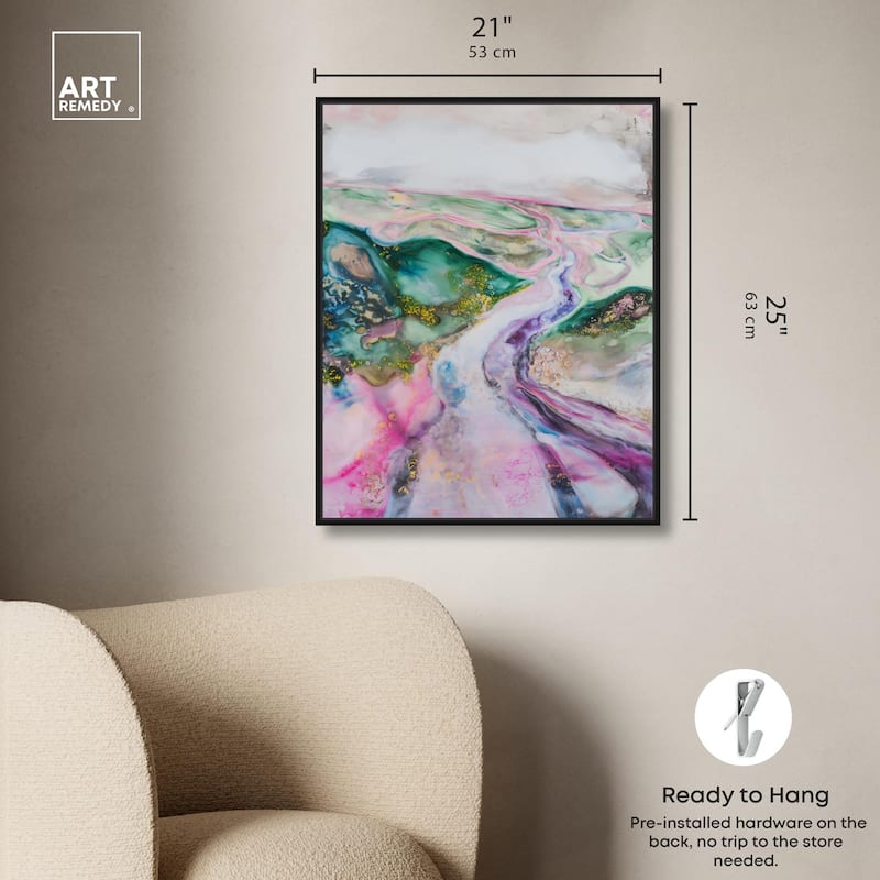 Noir Pulse II Canvas by Art Remedy