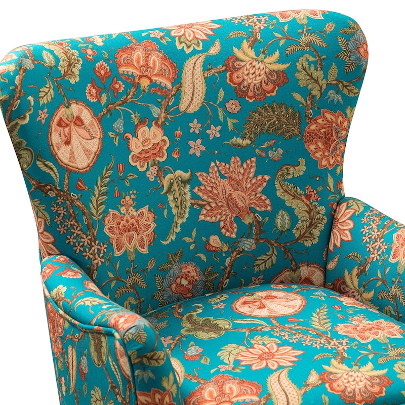 Nikolaus Comfy Living Room Armchair with Hardwood Legs by HULALA HOME