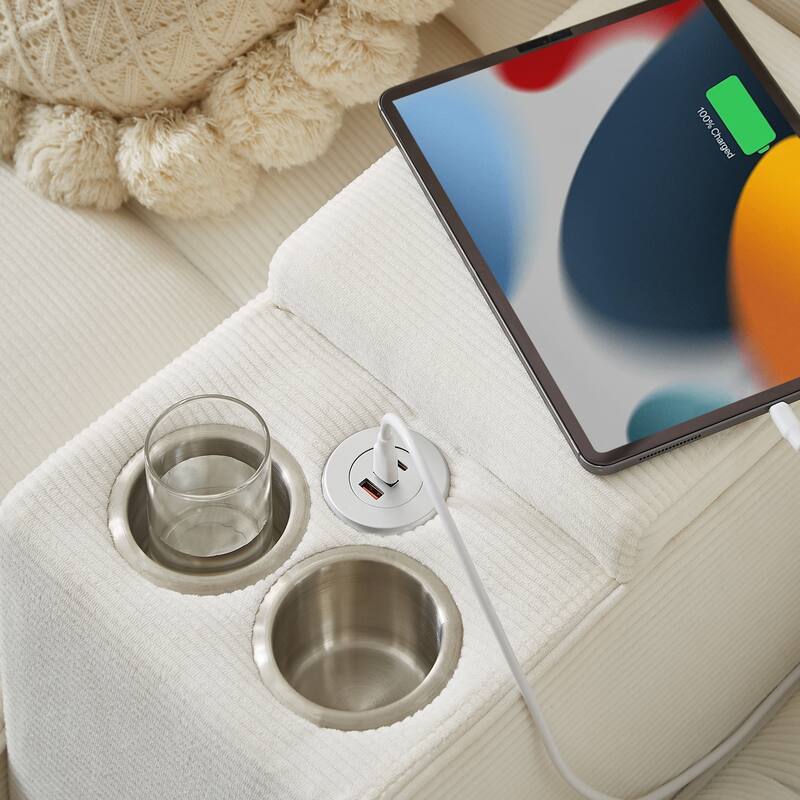 Tona White Driftwood 3-Drawer L-Shape Computer Desk