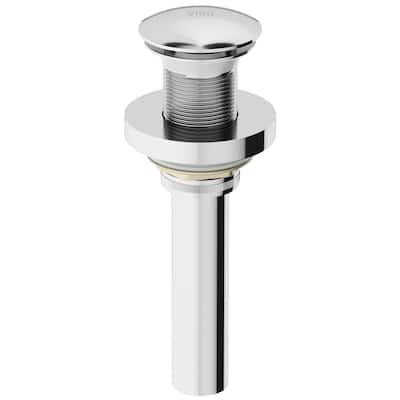 VIGO 1.75" W Vessel Bathroom Sink Pop-up Drain and Mounting Ring in Chrome