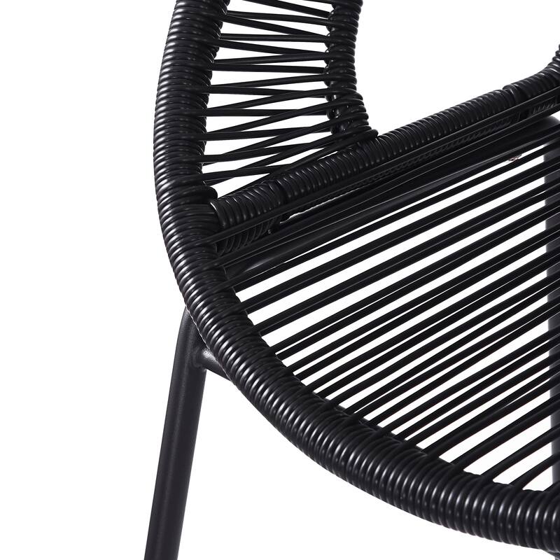 Christopher Knight Home - Ferrara Stylish and Durable Outdoor Wicker Barstools, Set of 2