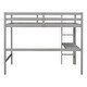 preview thumbnail 13 of 13, Twin Size Wood Bunk Bed with Built-In Desk and Ladder ,Easy Assembly