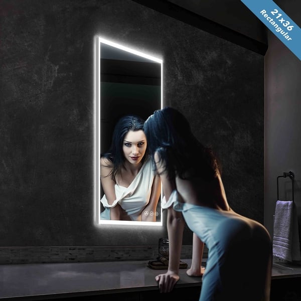 Blossom LED Lighted Bathroom Makeup Mirror, Wall Mounted, Anti-Fog