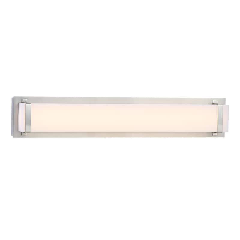 SAFAVIEH Lighting Biserka Vanity Bar Bathroom Sconce - 24"x4.3"x2.8" - Soft Blue - 24Wx4Dx3H