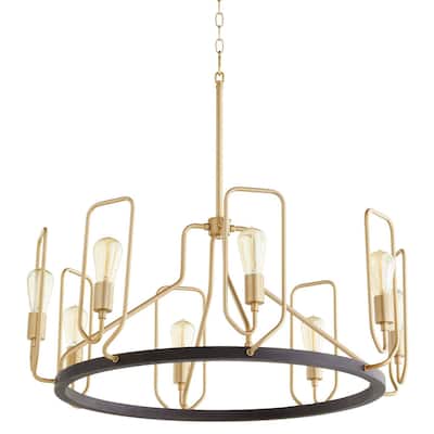 Quorum International 65-8-80 Howe 8 Light 32" Wide Ring Chandelier
