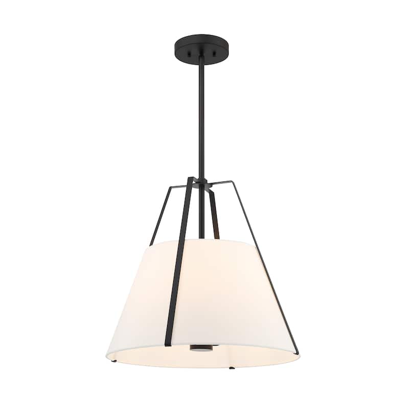 4 Light Black Pendant