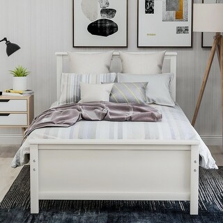 Sturdy Construction Wood Platform Bed - Durability and Safety in a Sleek