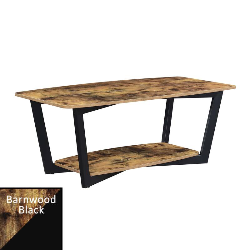 Convenience Concepts Graystone Coffee Table with Shelf
