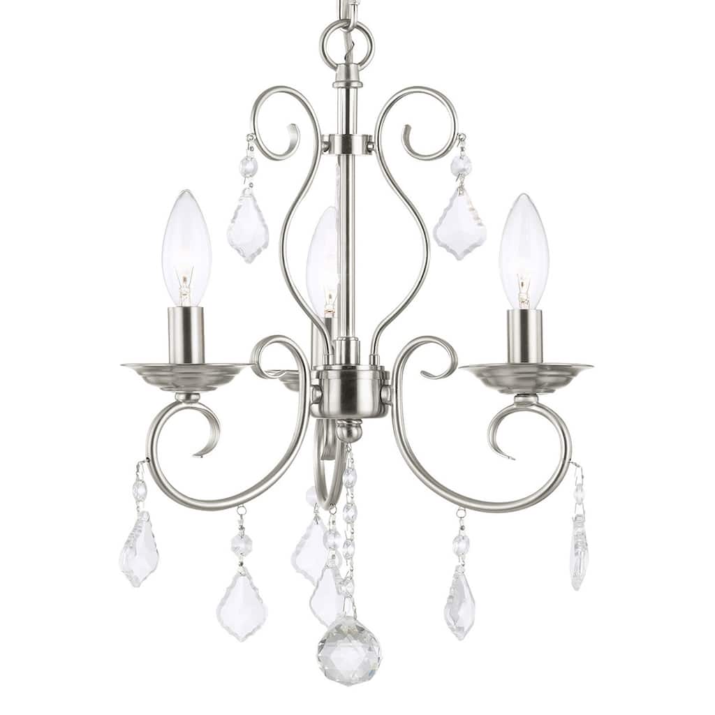 Livex Lighting Donatella Convertible 3 Light 1 Tier Chandelier / Semi
