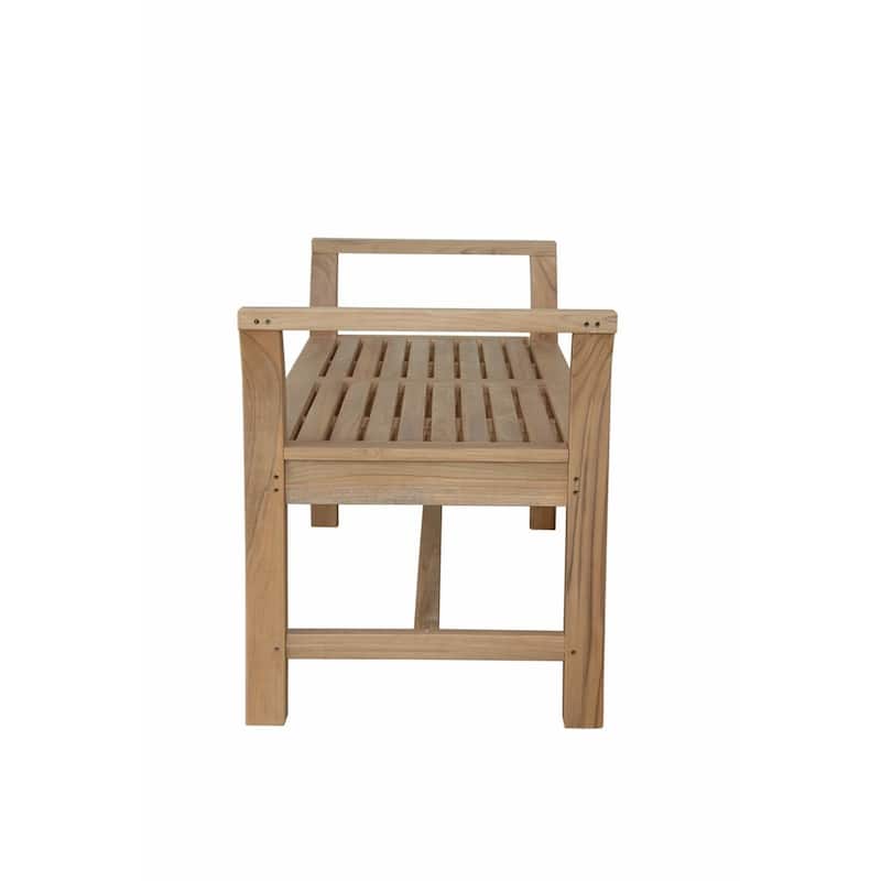 Sakura Teak Outdoor Bench - N/A