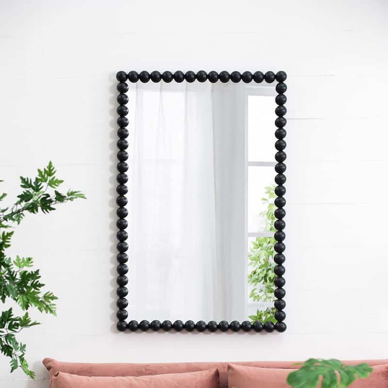 24" x 36" Rectangle Black Mirror, Wall Mirror for Living Room Entryway
