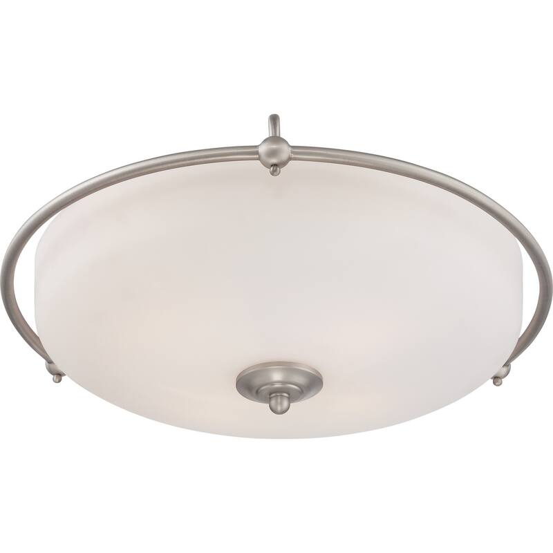 Griffin 4-Light Flush Mount in Antique Nickel