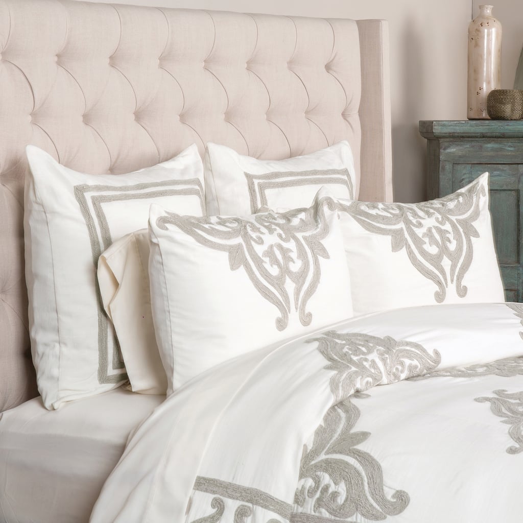 Villa by Classic Home Kent 100% Cotton Embroidered Duvet