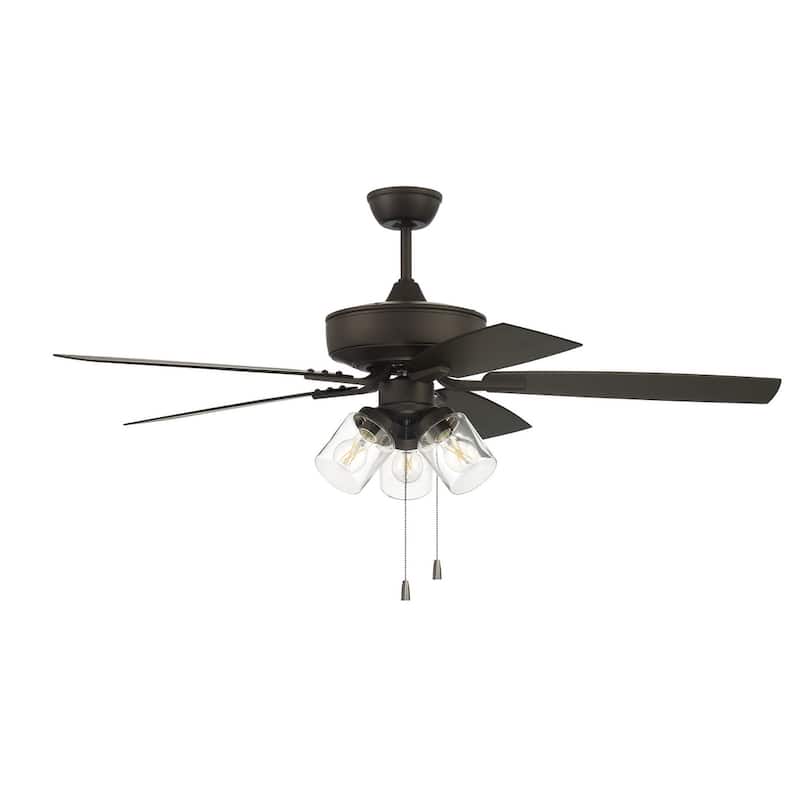 Craftmade OP104 Outdoor Pro Plus 52" 5 Blade Indoor / Outdoor LED - Espresso