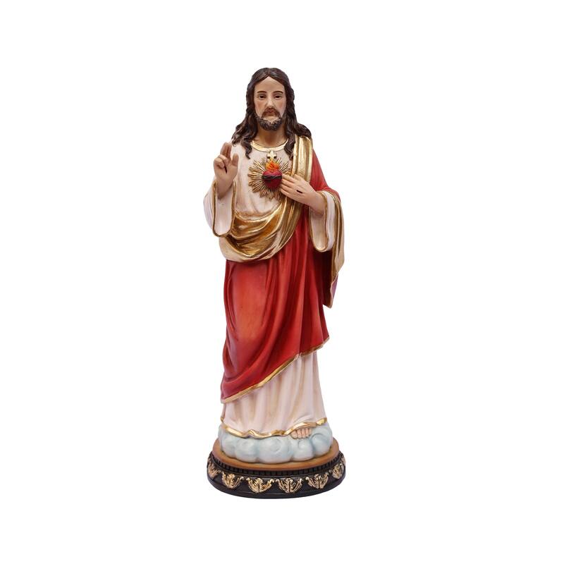 Sacred Heart of Jesus Standing Figurine - 12"