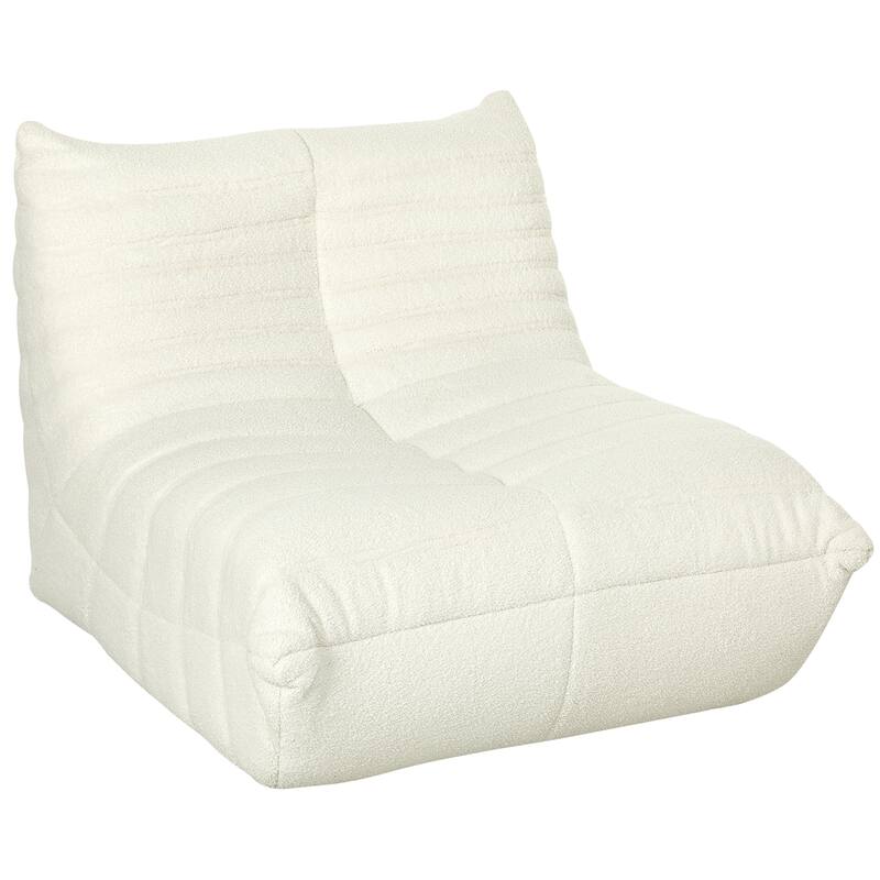 HOMCOM Bean Bag Chair for Adults, Giant Fireside Chair Lazy Sofa, Bean Bag Sofa with High Density Comfortable Foam