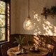 preview thumbnail 4 of 15, Modern Gold 1-Light Hand-blown Teardrop Glass Pendant Light for Kitchen Island - 7.8" W x 11.2" H