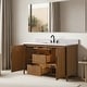 preview thumbnail 35 of 72, Vanity Art Lucerne Freestanding Bathroom Vanity with Stone Top, Hidden Power Station, Hair Dryer Holder, USB Charging Shelf