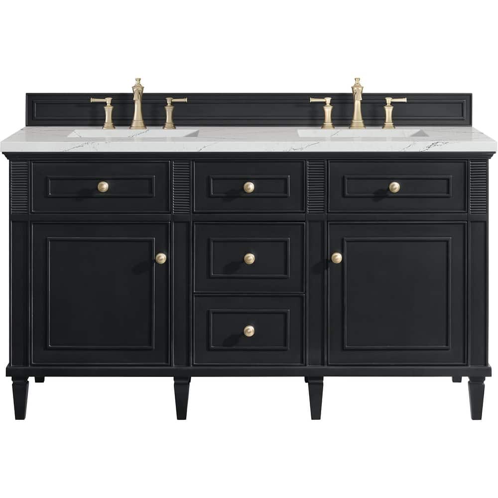 James Martin Vanities 424-V60D-FENC Lorelai 60" Free Standing Double