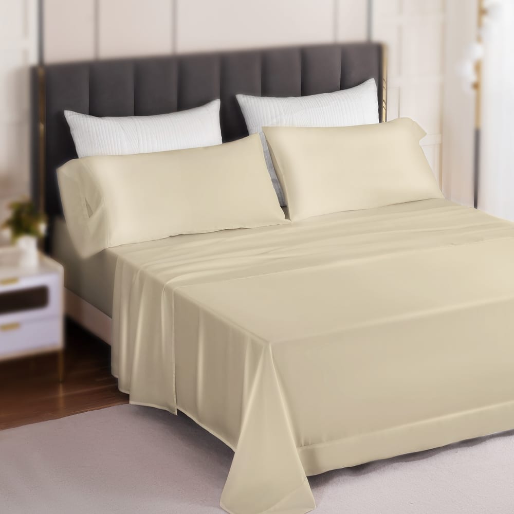 Cooling Bedding Sheet Set Silky Smooth and Breathable Lyocell