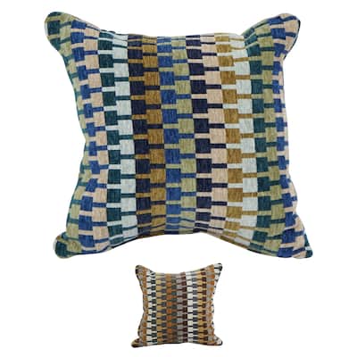 Blazing Needles 17-inch Square Throw Pillow