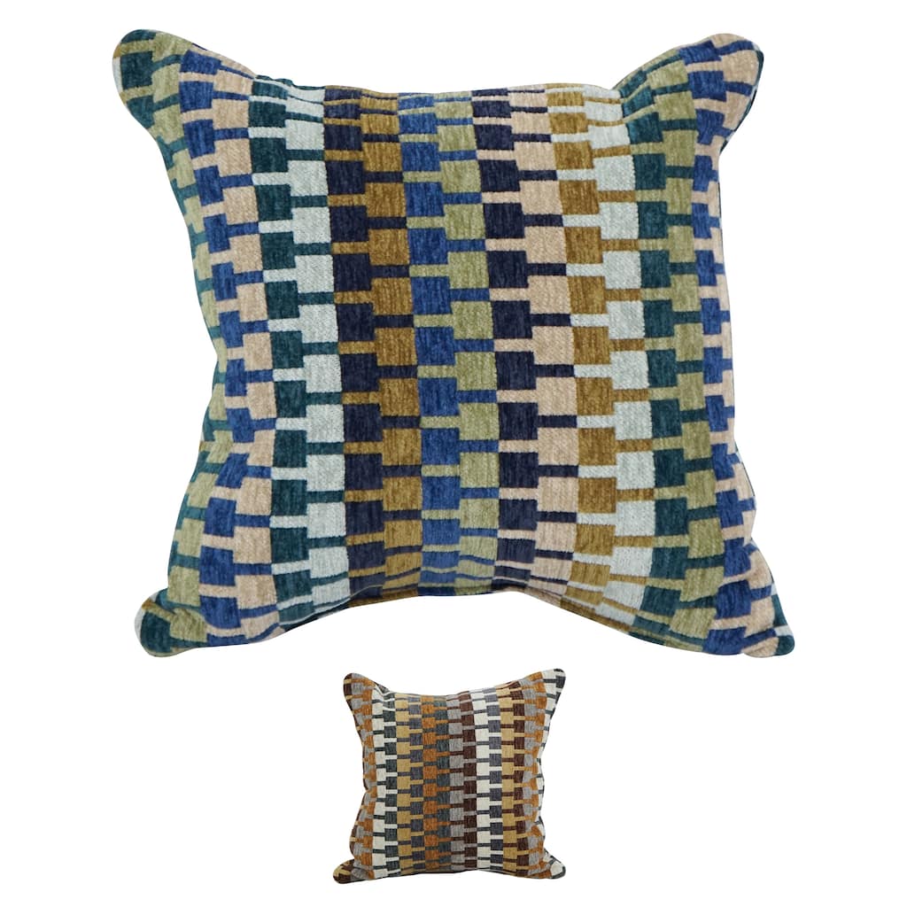 Blazing Needles 17-inch Square Throw Pillow