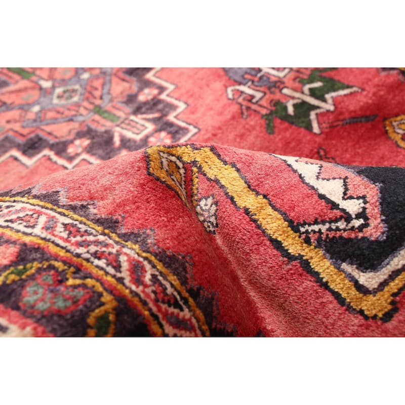ECARPETGALLERY Hand-knotted Konya Anatolian Red Wool Rug - 3'7 x 11'0