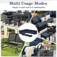 preview thumbnail 85 of 84, AECOJOY 7 Pieces Patio Furniture Set Outdoor Sectional Sofa Rattan Conversation Set