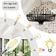 preview thumbnail 18 of 29, Modern Farmhouse Candle Chandelier Black Large Wagon Wheel Chandeliers