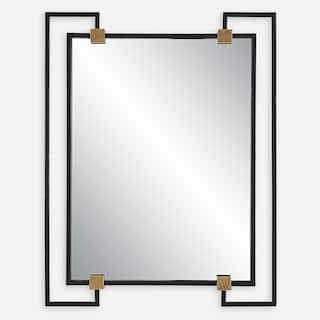 Uttermost Ivey Rectangle Industrial Mirror - 32.5"W x 42"H x 2.5"D