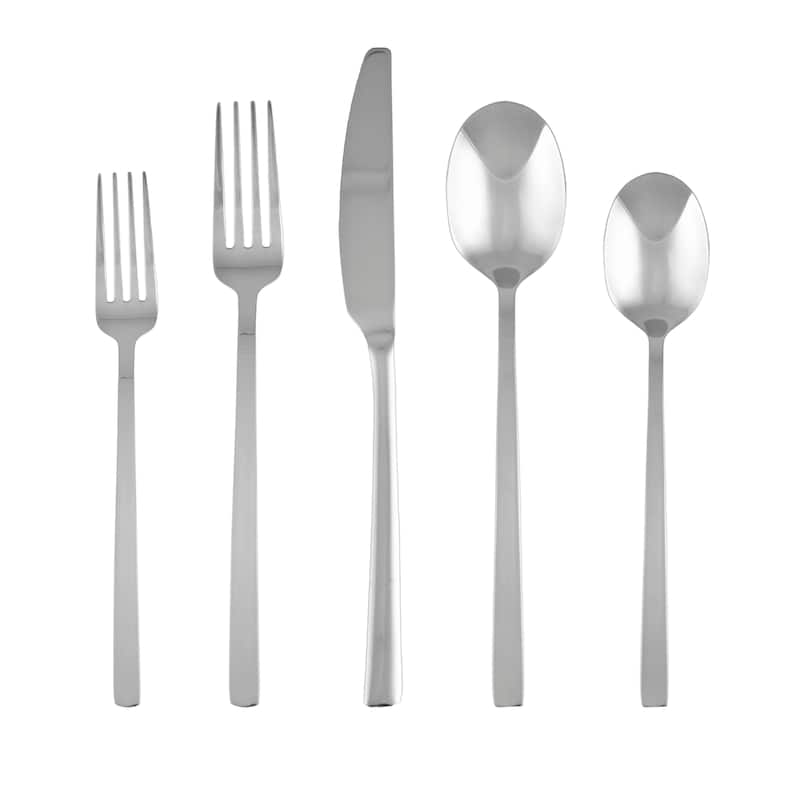 Cambridge Silversmiths Beacon Mirror 45 Piece Flatware Set, Service for Eight - 45 Piece
