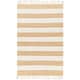 preview thumbnail 8 of 16, Livabliss Cotone Handmade Casual Striped Area Rug