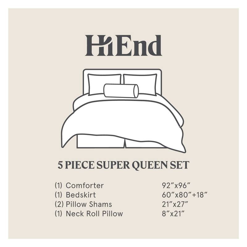 Paseo Road by HiEnd Accents Caldwell Faux Leather Comforter Set, 5PC