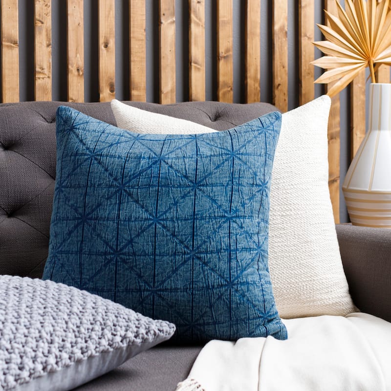 Artistic Weavers Tiarna Farmhouse Textured Geometric Throw Pillow
