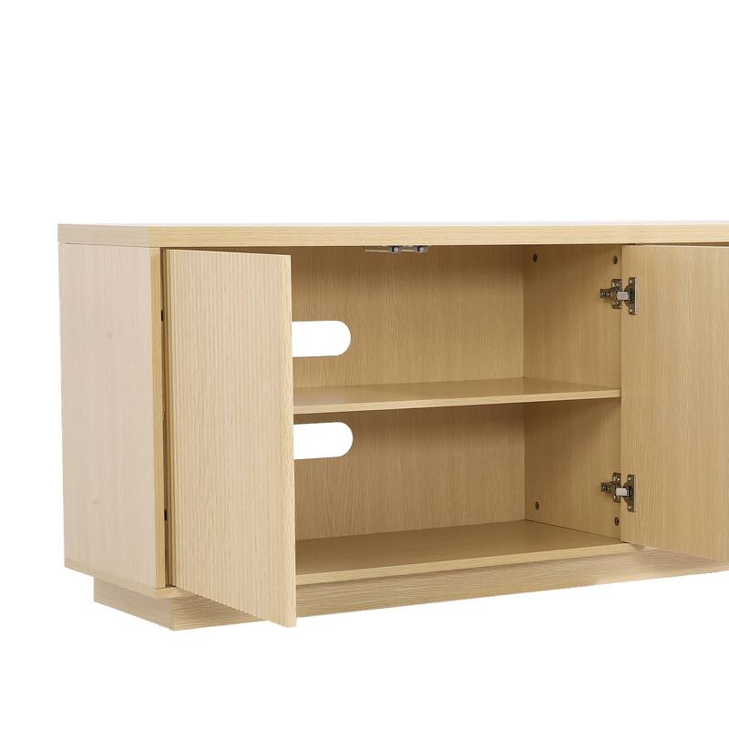 Mid-Century Modern 4-Door Storage Sideboard Cabinet