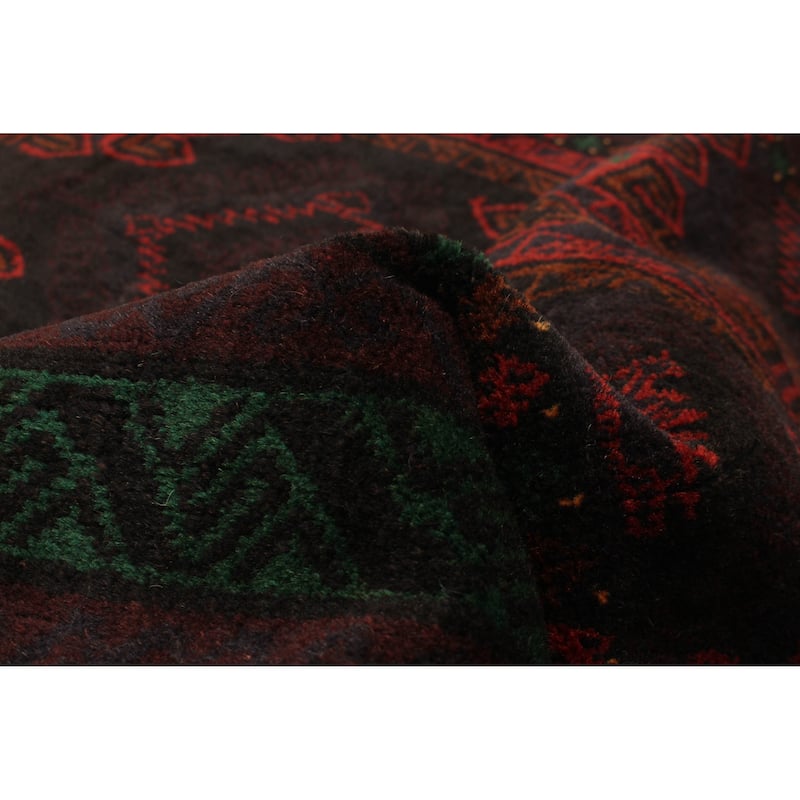 ECARPETGALLERY Hand-knotted Baluch Dark Navy Wool Rug - 3'5 x 5'9